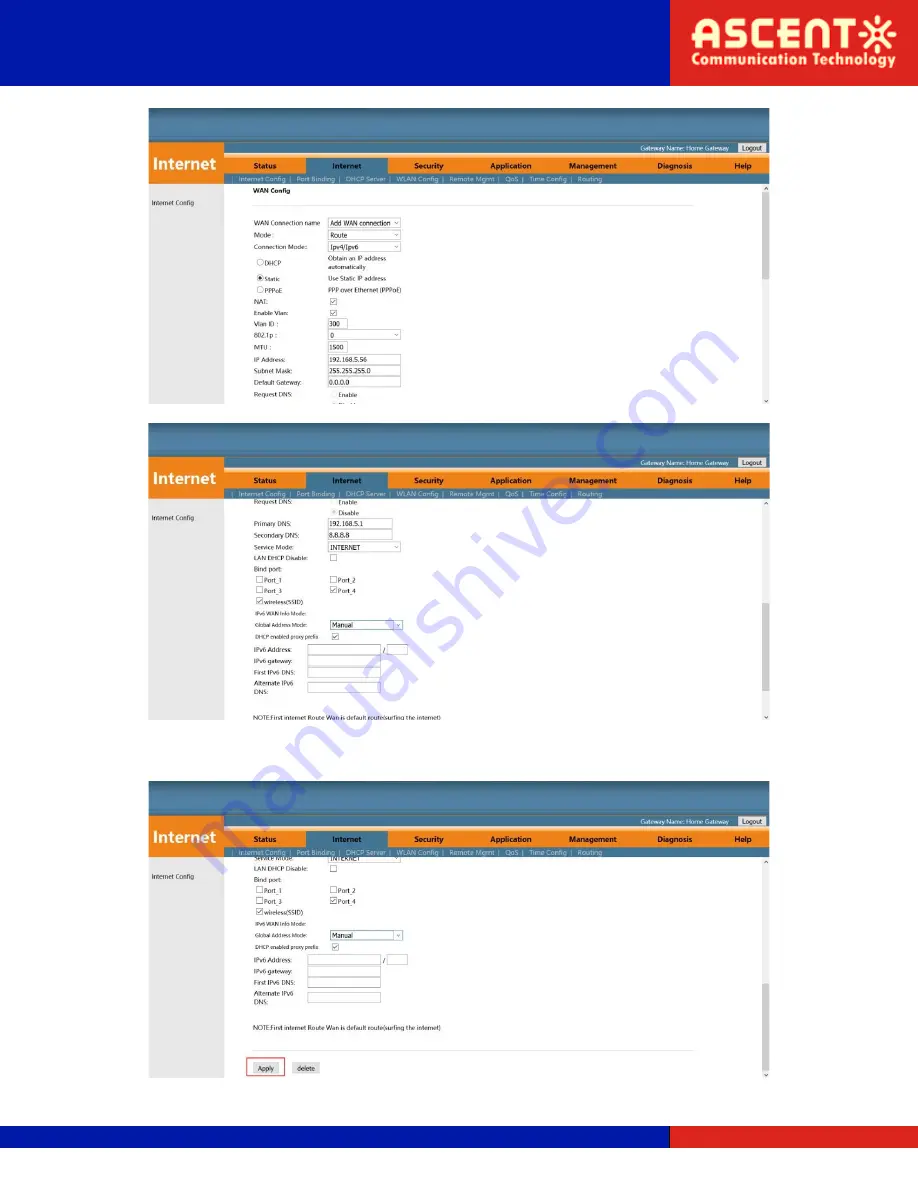 Ascent Communication Technology AP201CWT Скачать руководство пользователя страница 18