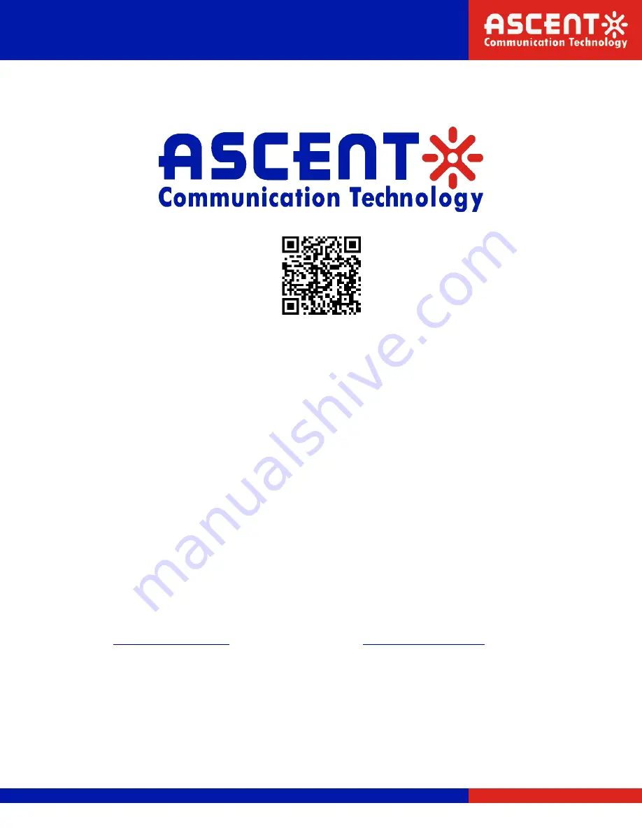 Ascent Communication Technology AS3424S Скачать руководство пользователя страница 22