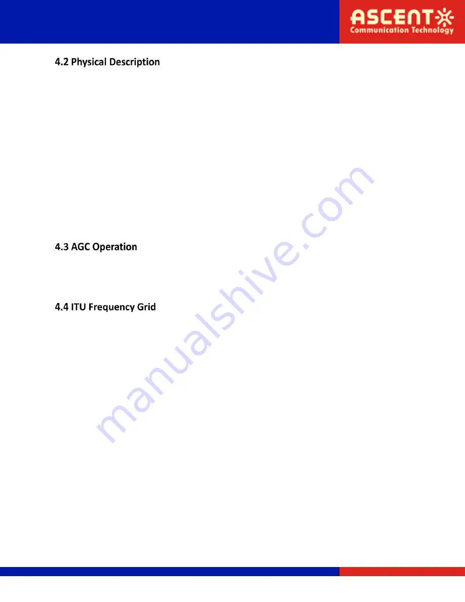 Ascent Communication Technology AT-5226-DMOD-00-06-M-SC-AC Quick Reference Manual Download Page 14