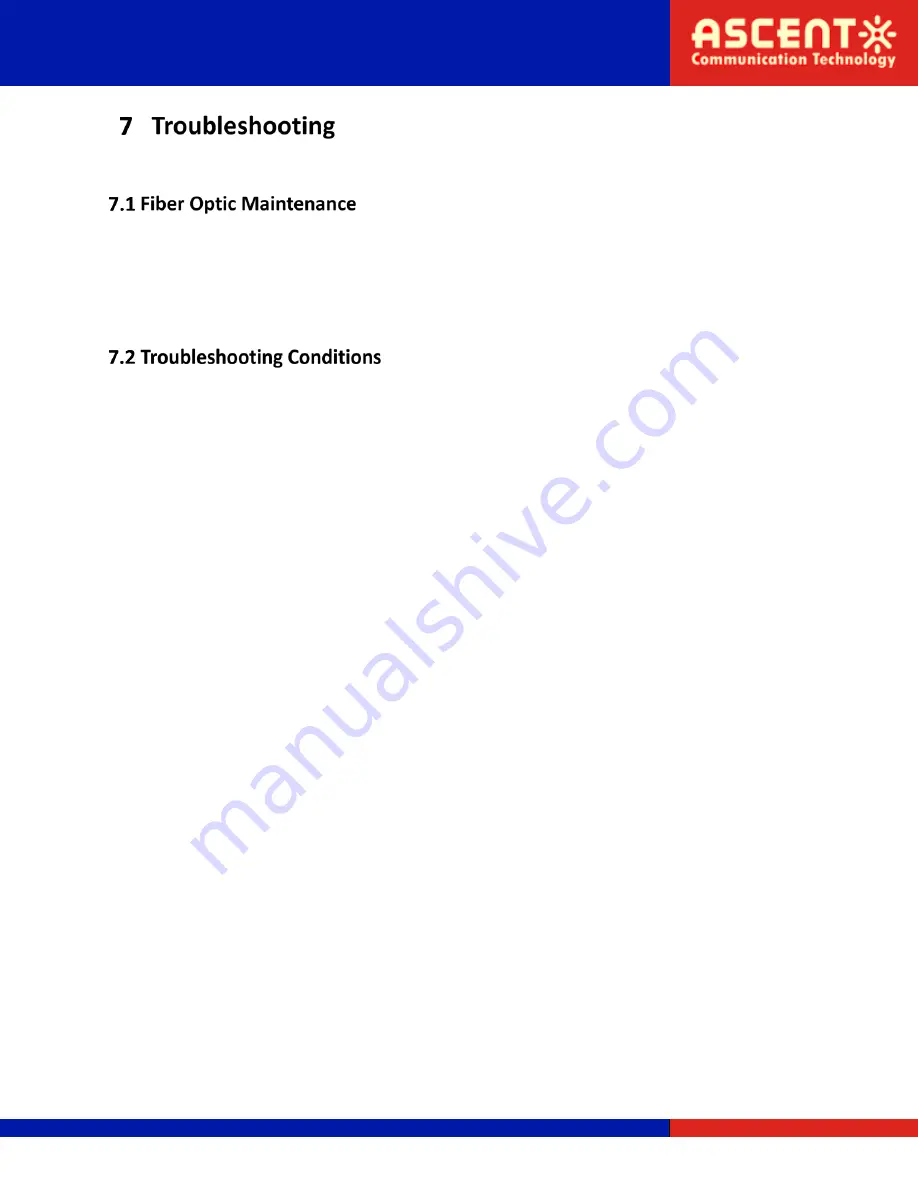 Ascent Communication Technology AT-5226-DMOD-00-06-M-SC-AC Quick Reference Manual Download Page 26