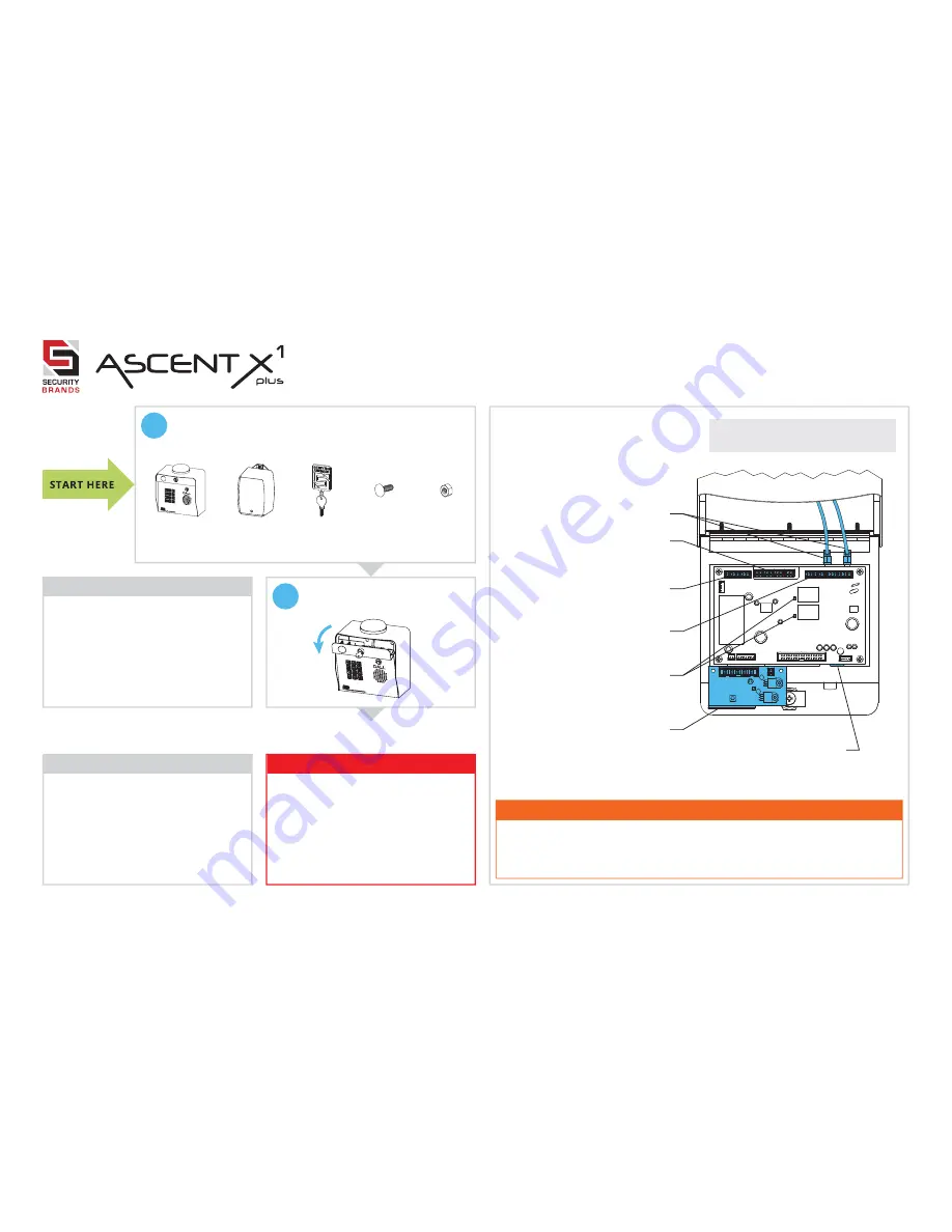 Ascent 16-X1 Plus Quick Start Manual Download Page 1