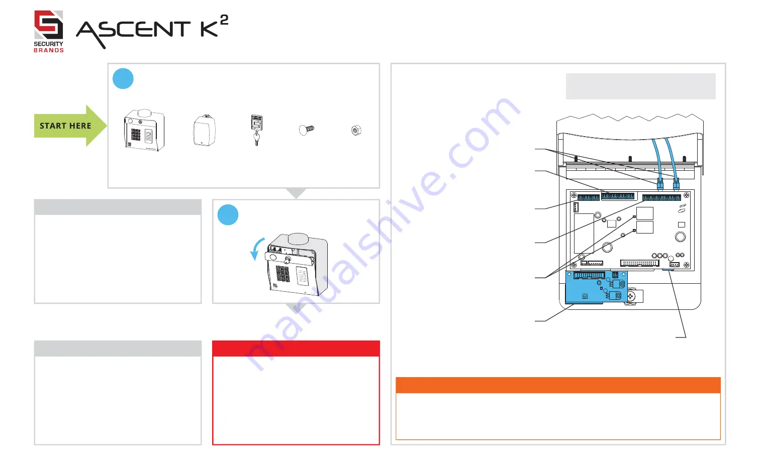 Ascent 25-K2 Quick Start Manual Download Page 1