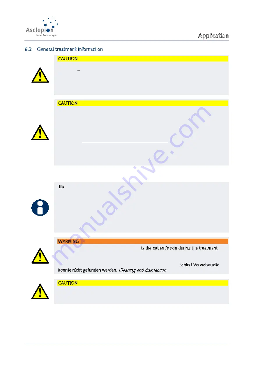 Asclepion MeDioStar Скачать руководство пользователя страница 54