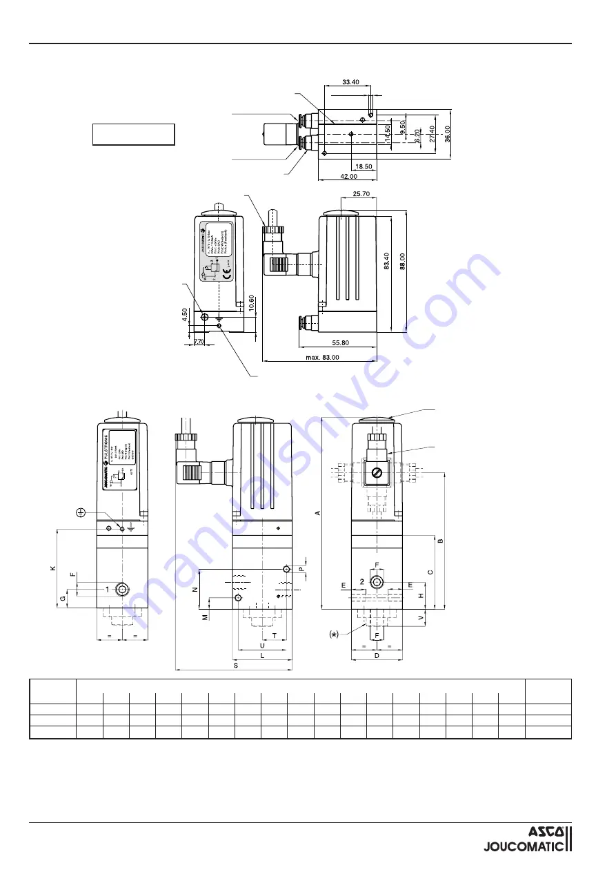 Asco JOUCOMATIC PULSTRONIC 605 Series Installation Manual Download Page 4