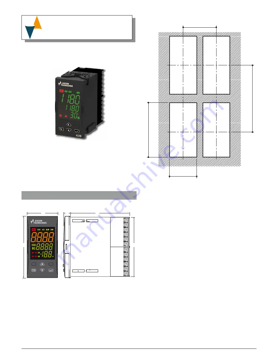 Ascon tecnologic KX6 Series Engineering Manual Download Page 1