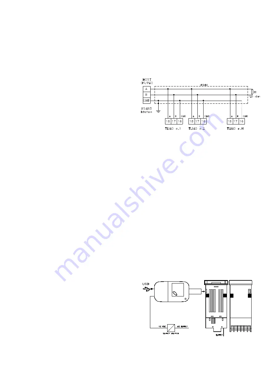 Ascon tecnologic TLI40 Operating Instructions Manual Download Page 6