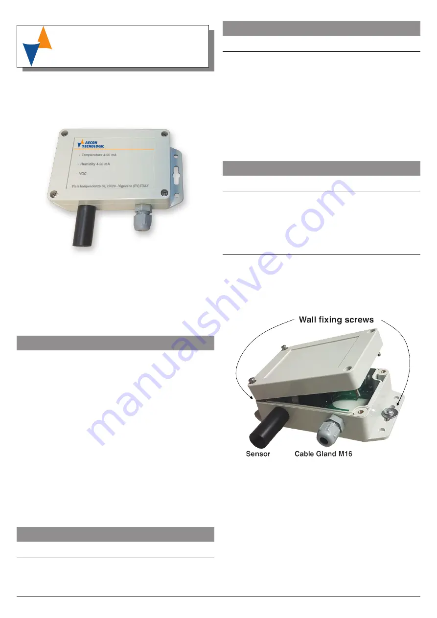 Ascon tecnologic TRH514 User Manual Download Page 1