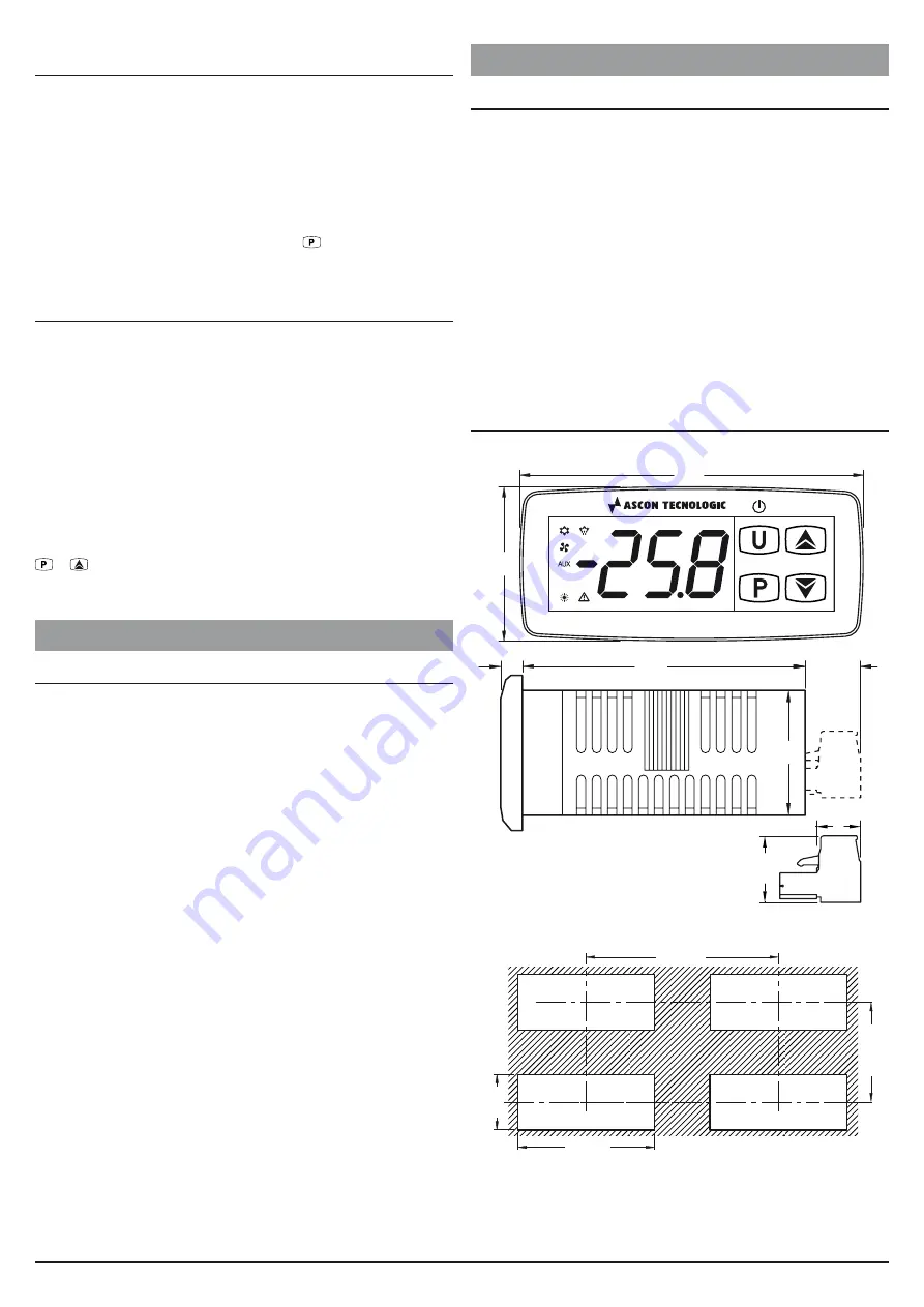 Ascon tecnologic Y39W Operating Instructions Manual Download Page 4