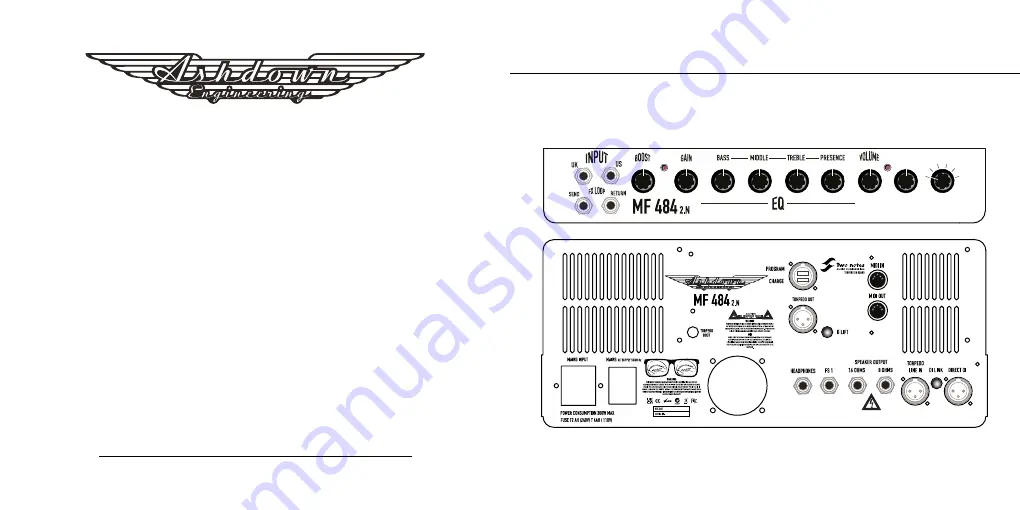 Ashdown MF 484 2.N User Manual Download Page 2