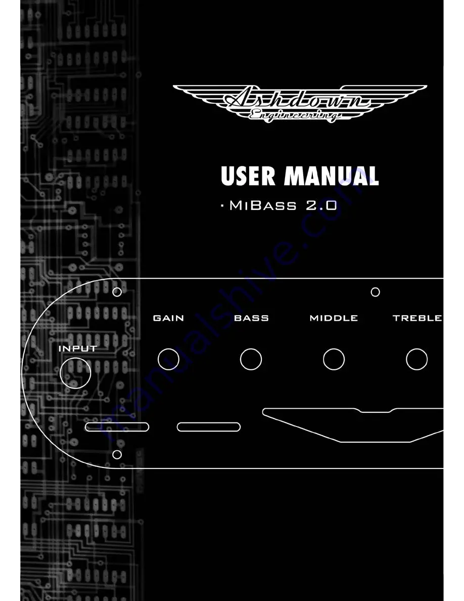 Ashdown MiBass 2.0 Скачать руководство пользователя страница 1