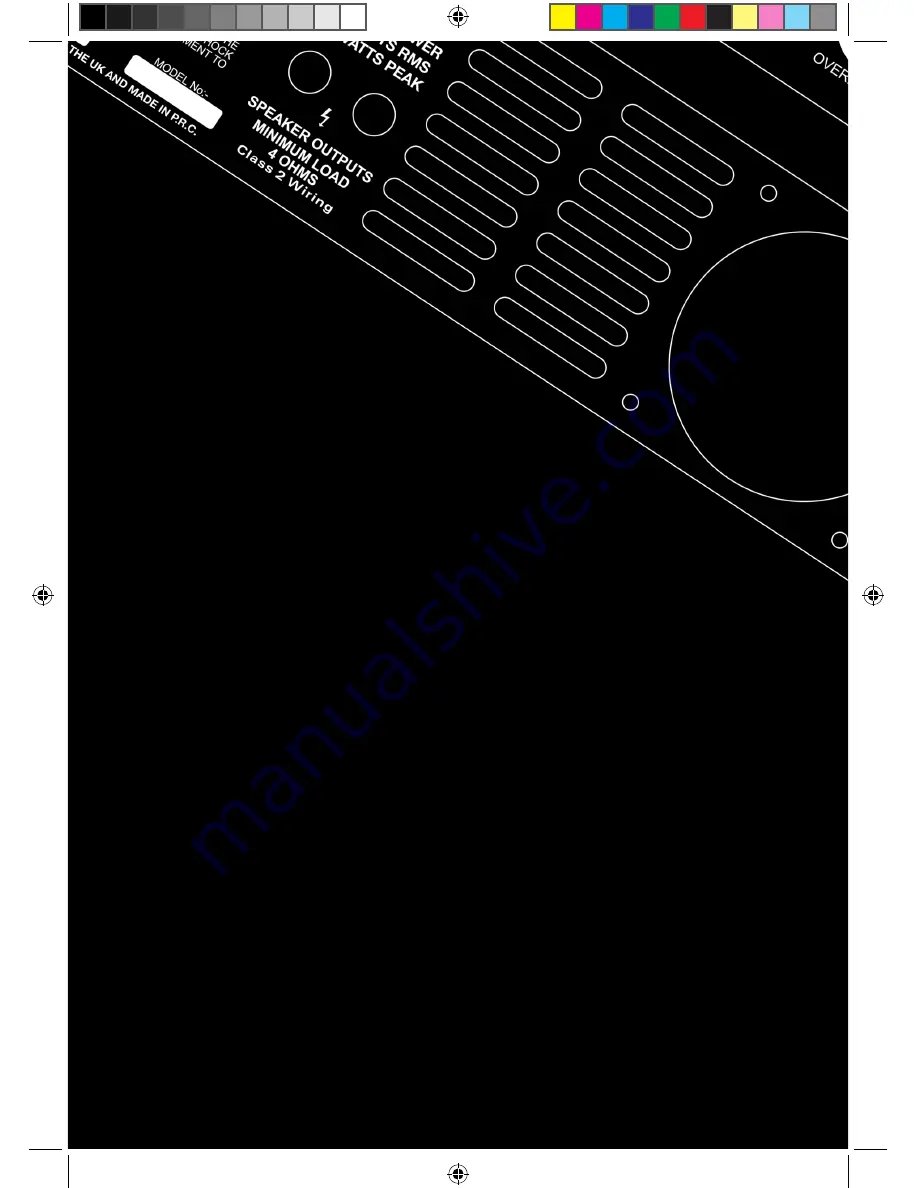 Ashdown TOURBUS-25 User Manual Download Page 4