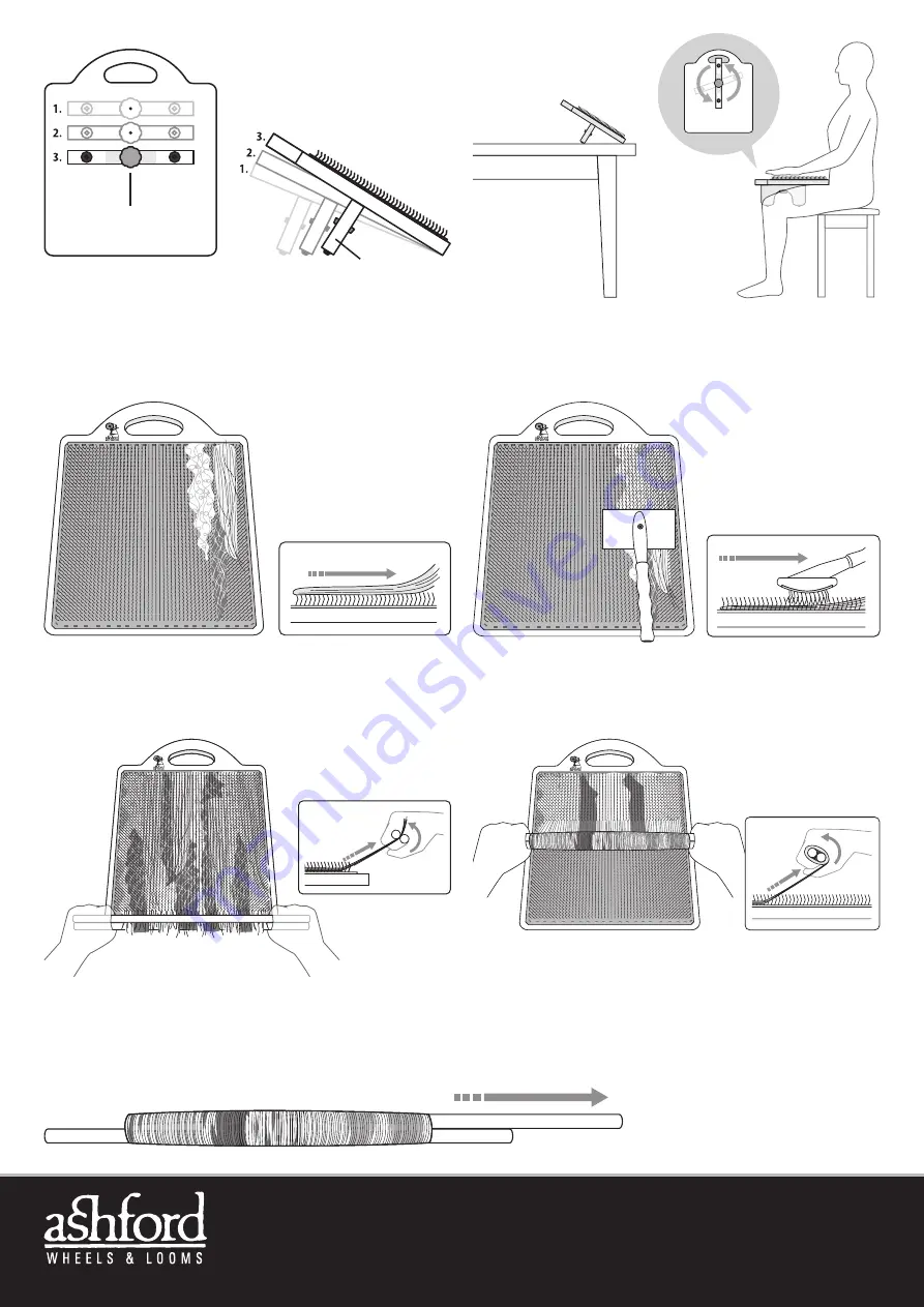 Ashford BLENDING BOARD Instructions Download Page 2