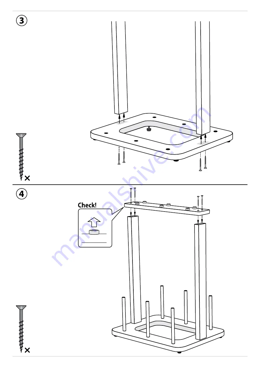 Ashford YARN STAND 6 Assembly Instructions Download Page 3