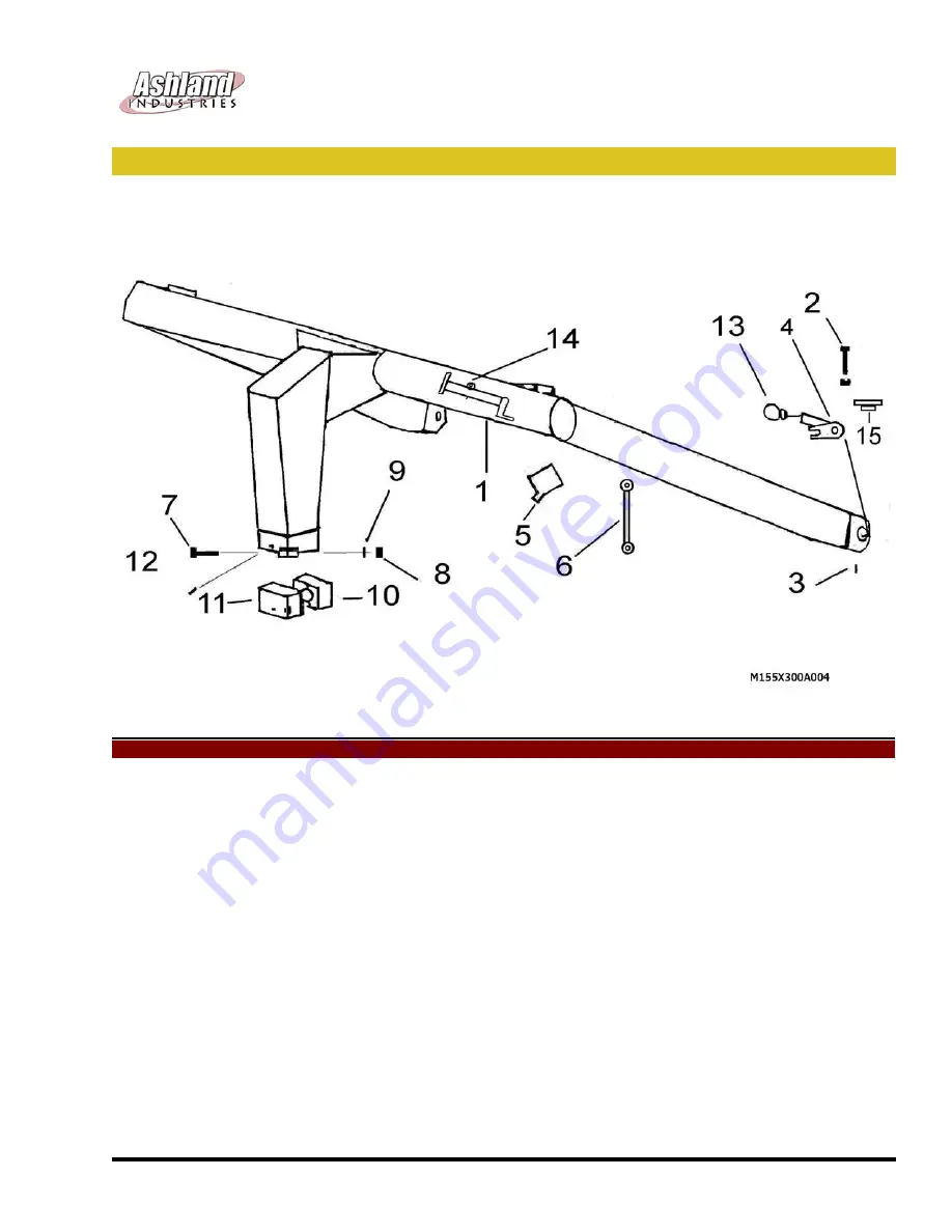 Ashland Earthmovers I-155XL2 Parts Manual Download Page 7