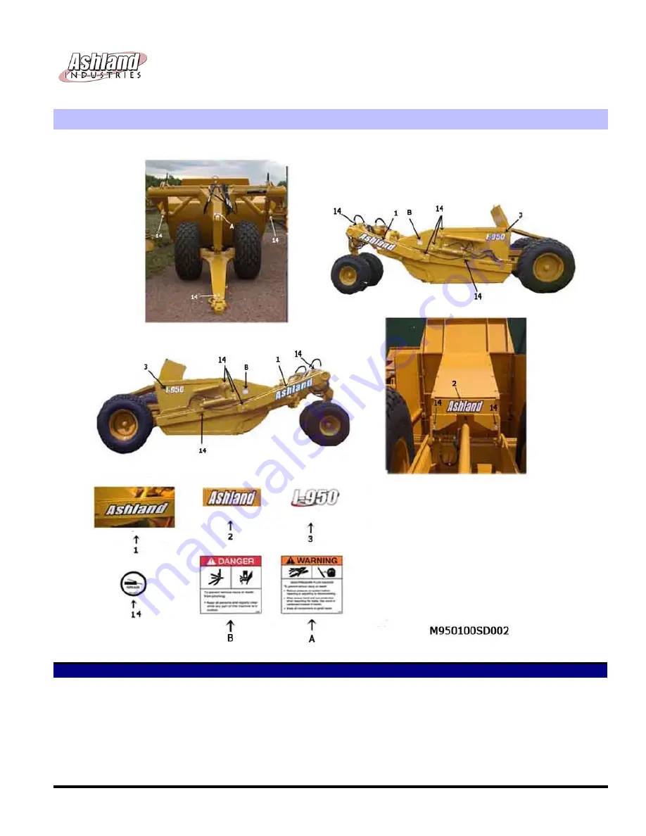 Ashland Earthmovers I-950 Скачать руководство пользователя страница 22