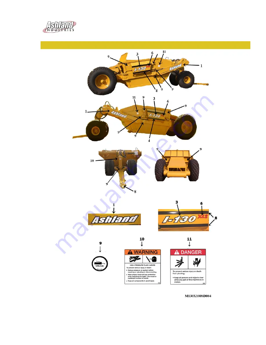 Ashland I-130XL2 Parts Manual Download Page 31