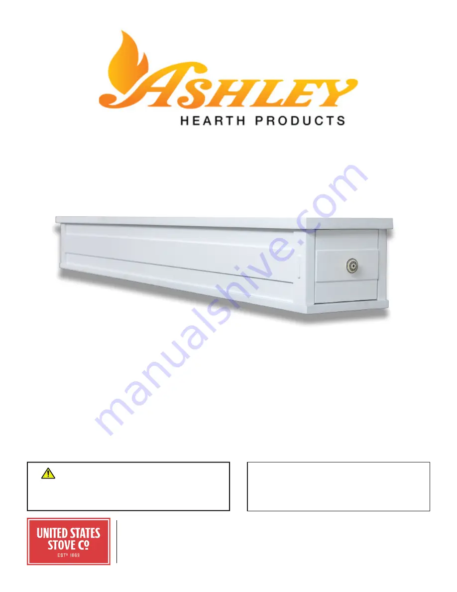 Ashley ASHDRMK-W Assembly And Installation Manual Download Page 1