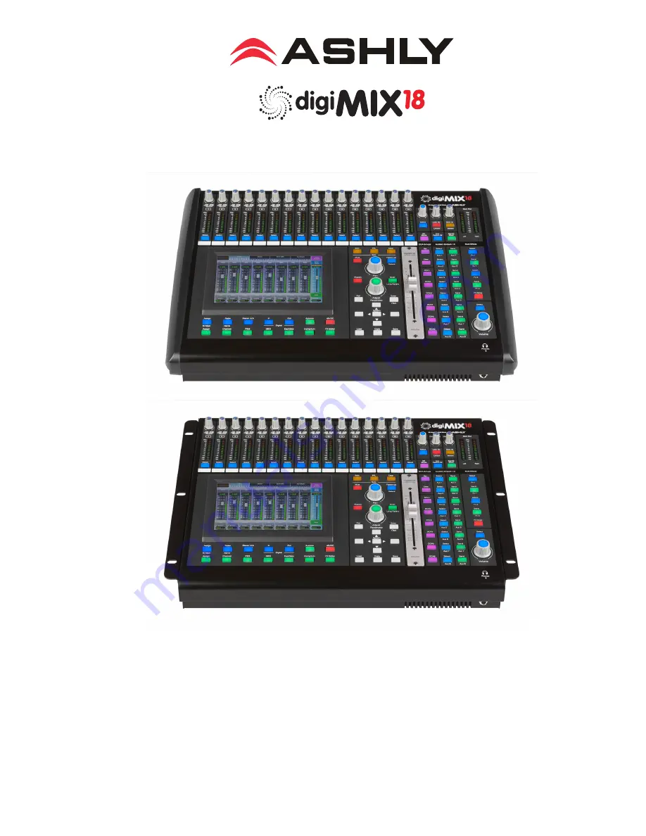 Ashly digiMIX18 Operating Manual Download Page 1