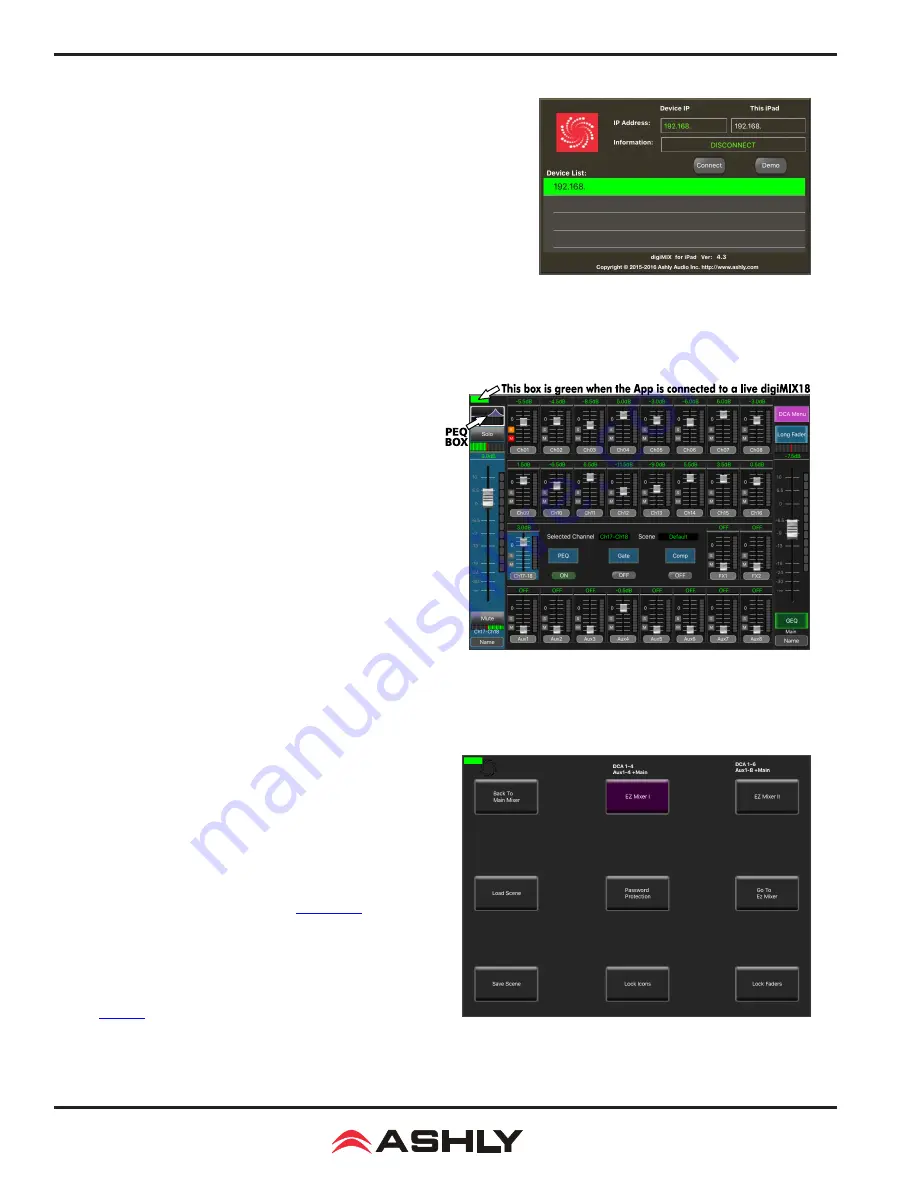 Ashly digiMIX18 Operating Manual Download Page 28