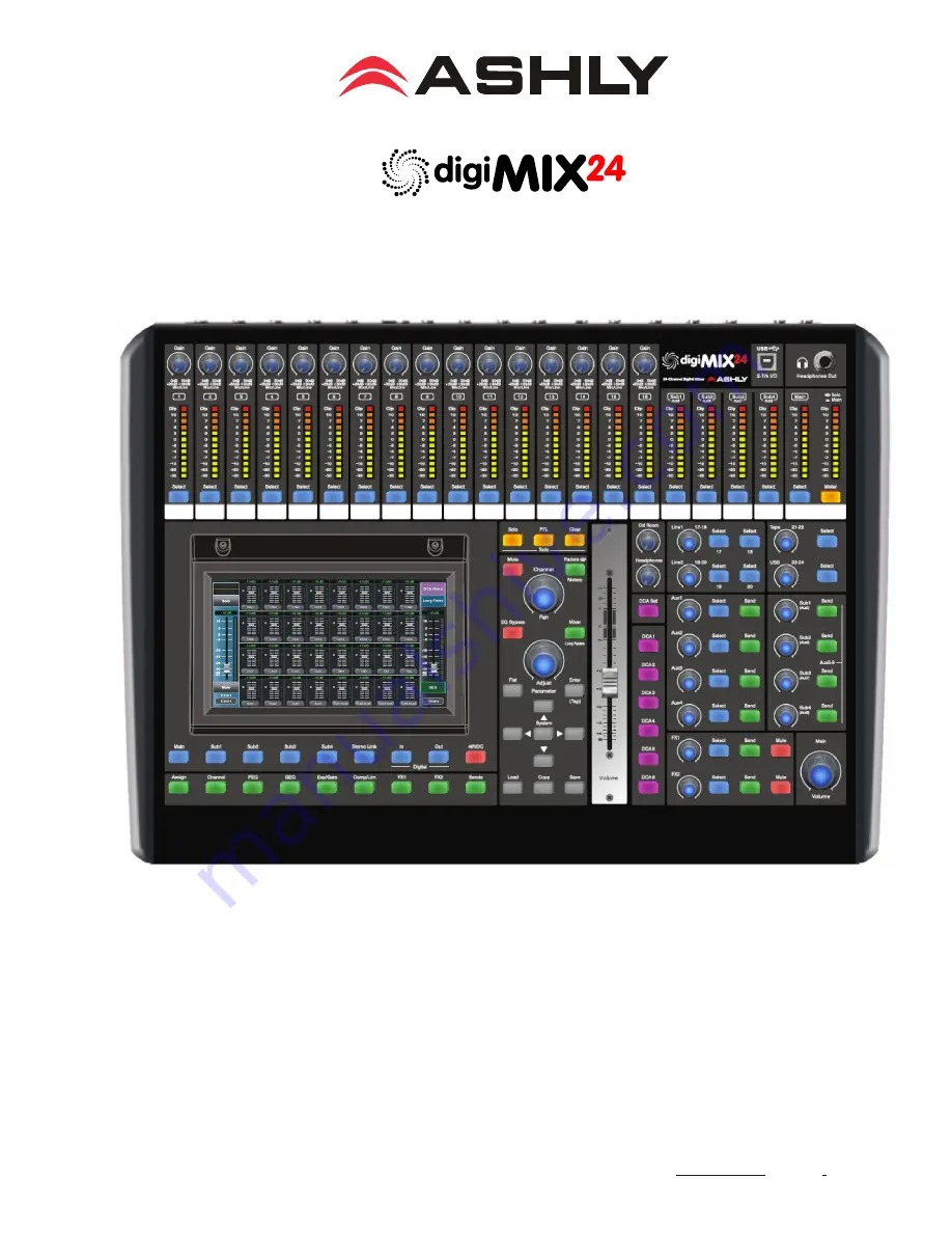 Ashly digiMix24 Operating Manual Download Page 1