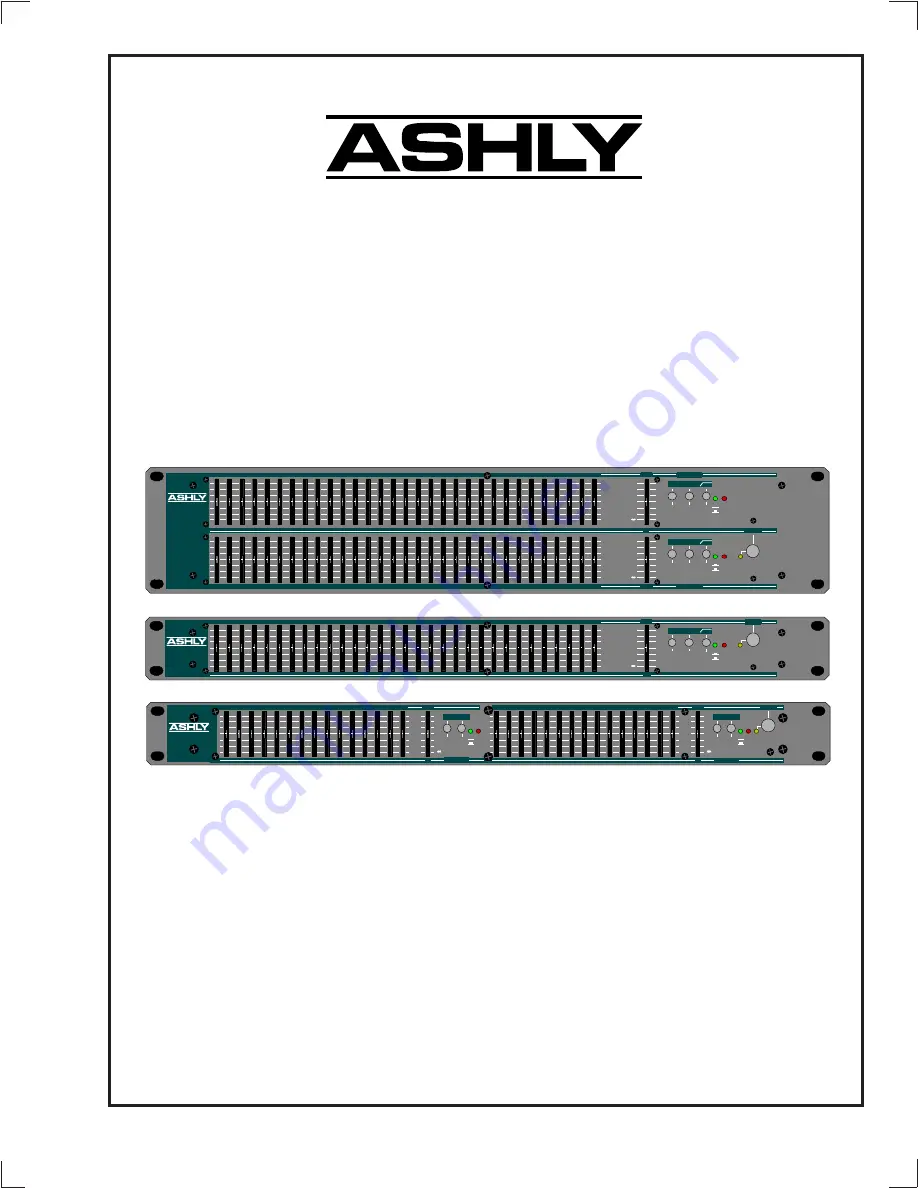 Ashly MQX-1310 Скачать руководство пользователя страница 1