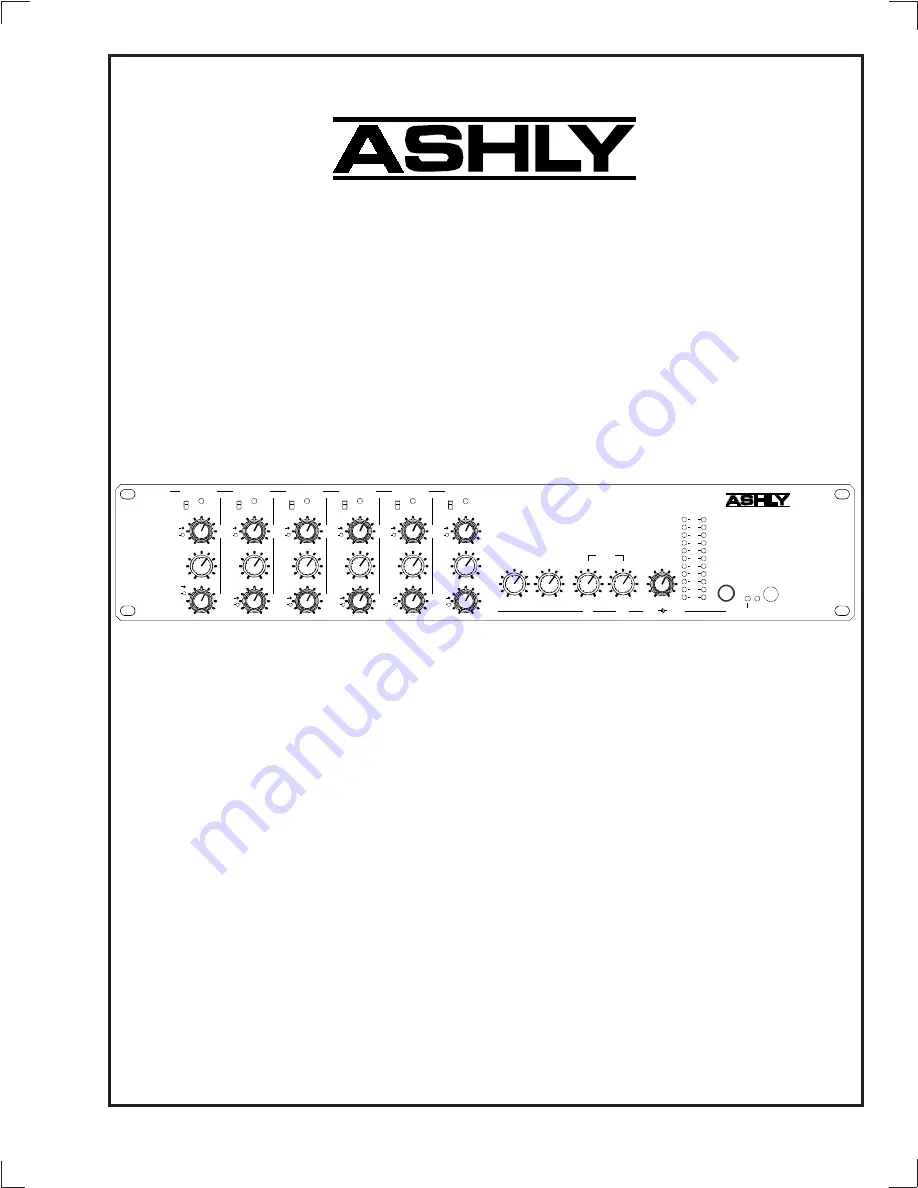 Ashly MX-406 Operating Manual Download Page 1