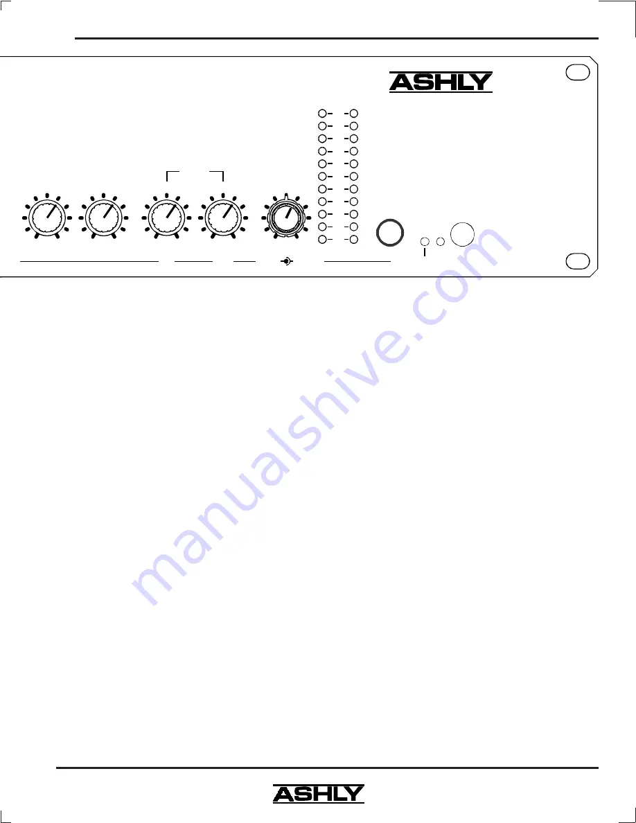 Ashly MX-406 Скачать руководство пользователя страница 5