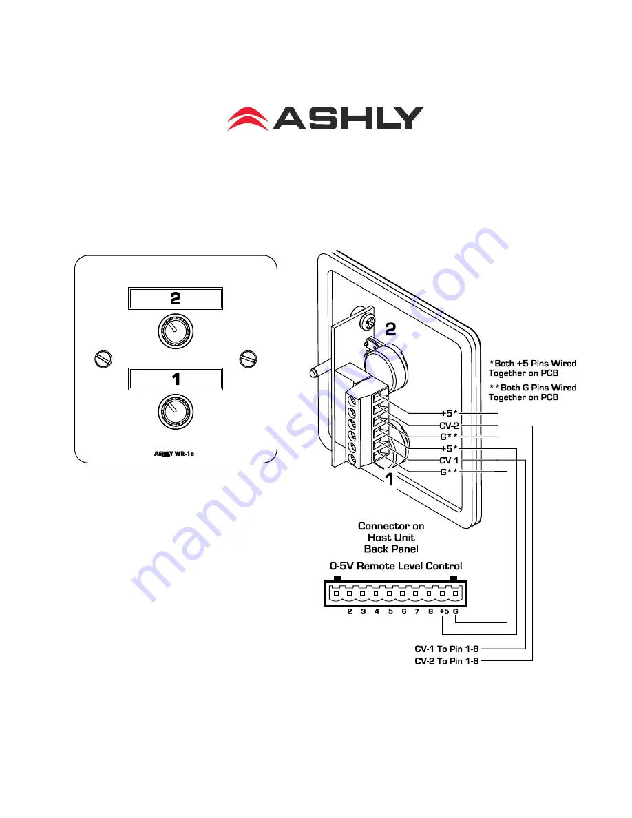 Ashly WR-1e Installation Download Page 1