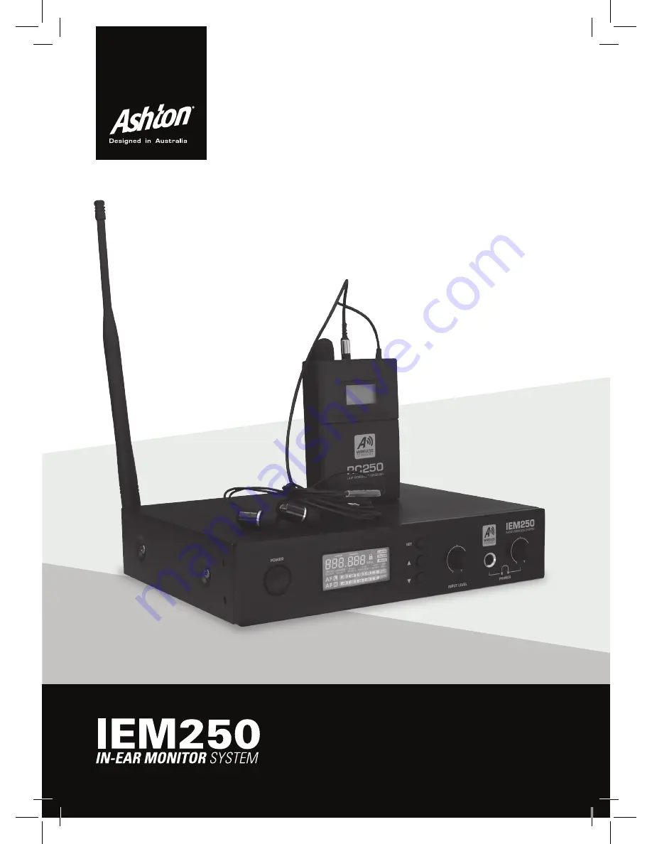 Ashton IEM250 User Manual Download Page 1