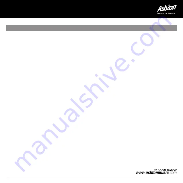 Ashton POWERBAR User Manual Download Page 4