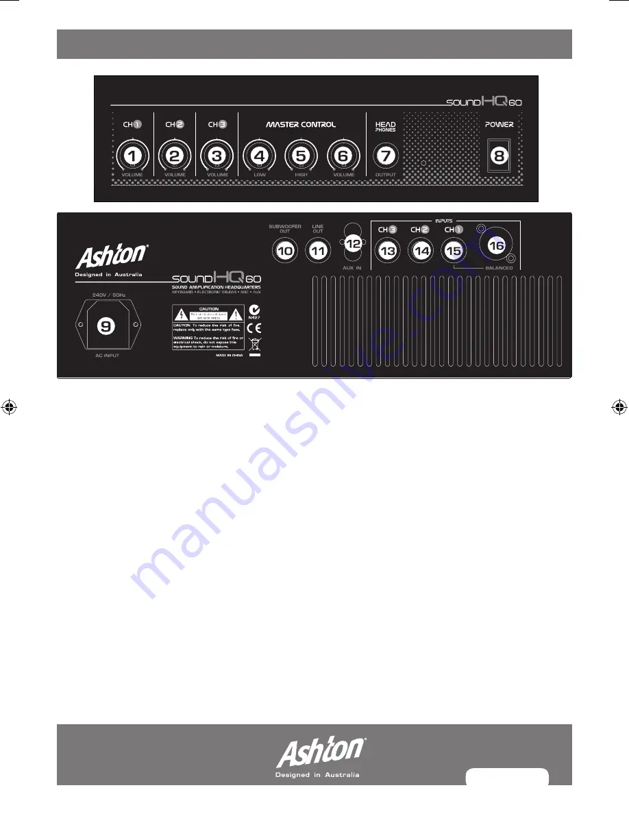 Ashton SOUND HQ120 User Manual Download Page 5