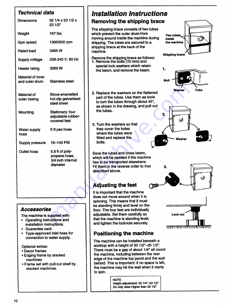 Asko 13605 - Quick Start Manual Download Page 10