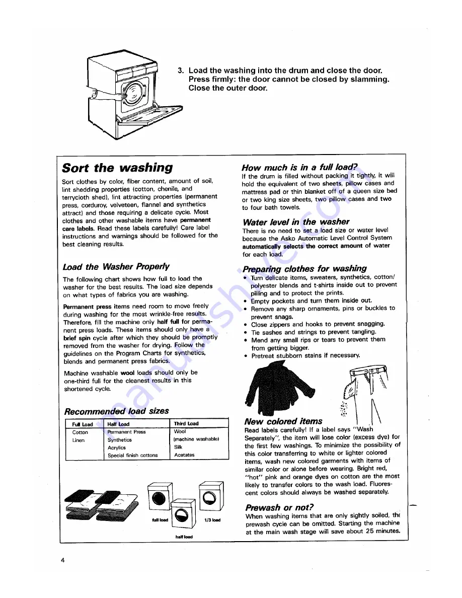 Asko 20003 - Quick Start Manual Download Page 4