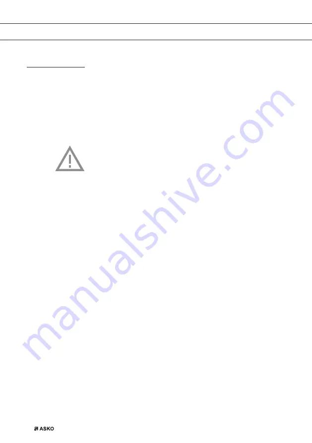 Asko BO4CS2F1-42 Instructions For Use Manual Download Page 4