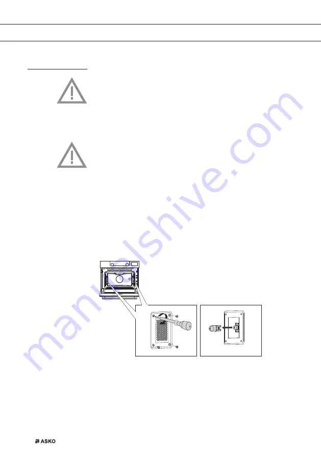 Asko BO4CS2F1-42 Instructions For Use Manual Download Page 40