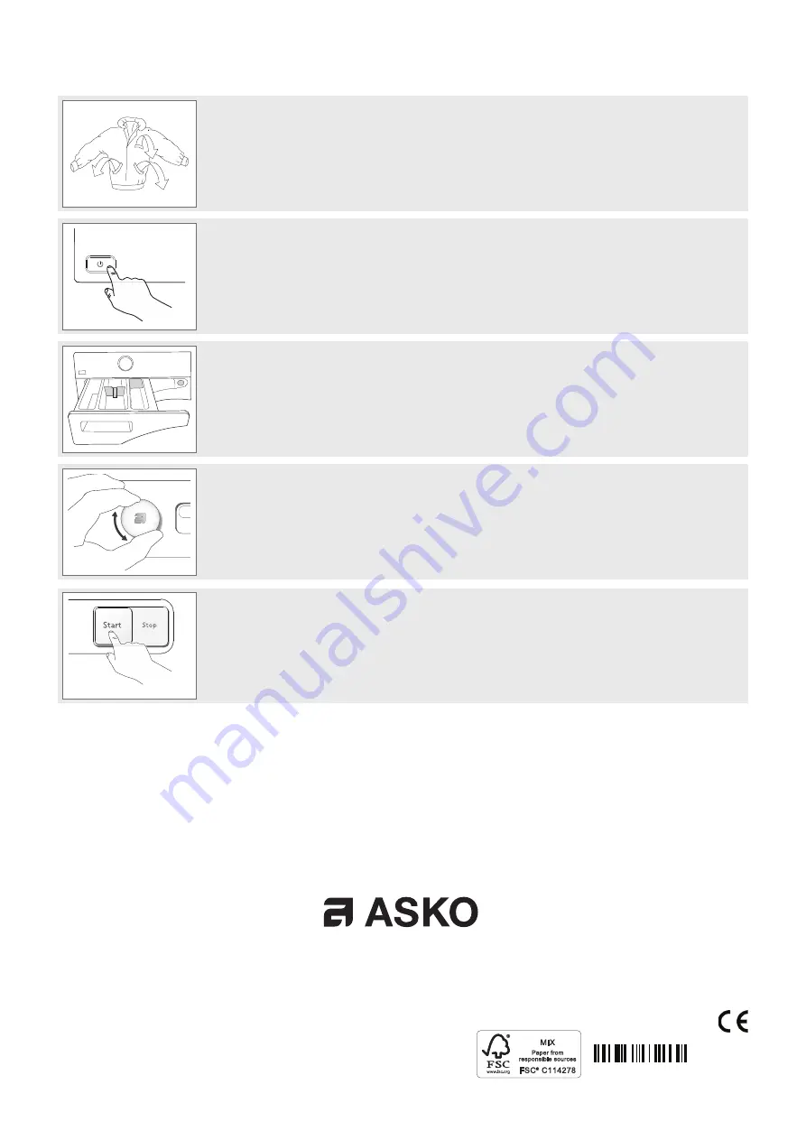 Asko PROFESSIONAL WMC747VS Скачать руководство пользователя страница 32