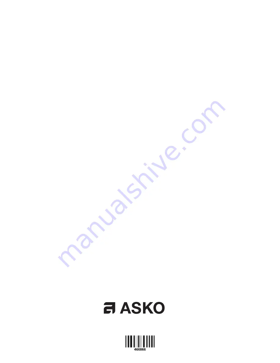 Asko RF2826S Instructions For Use Manual Download Page 16