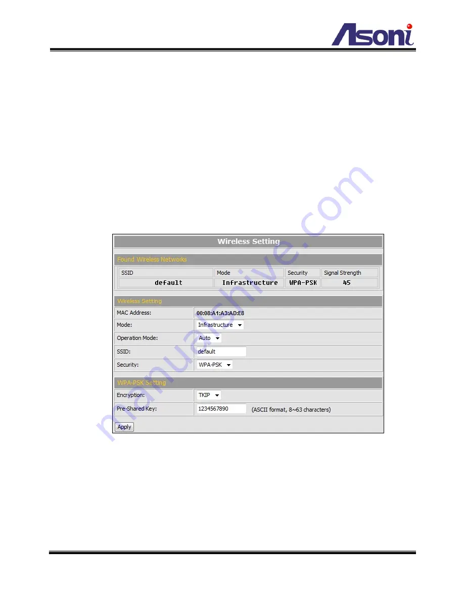 Asoni CAM613M User Manual Download Page 40