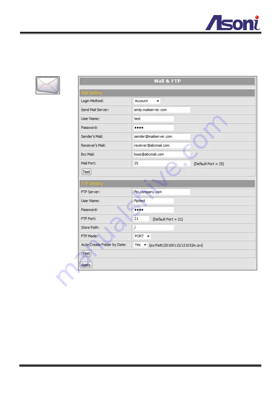 Asoni CAM624M User Manual Download Page 36