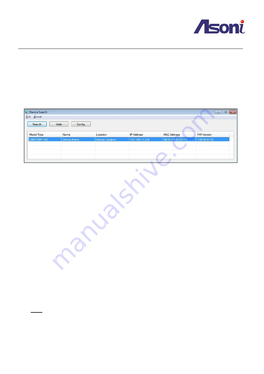 Asoni CAM728MIR User Manual Download Page 12