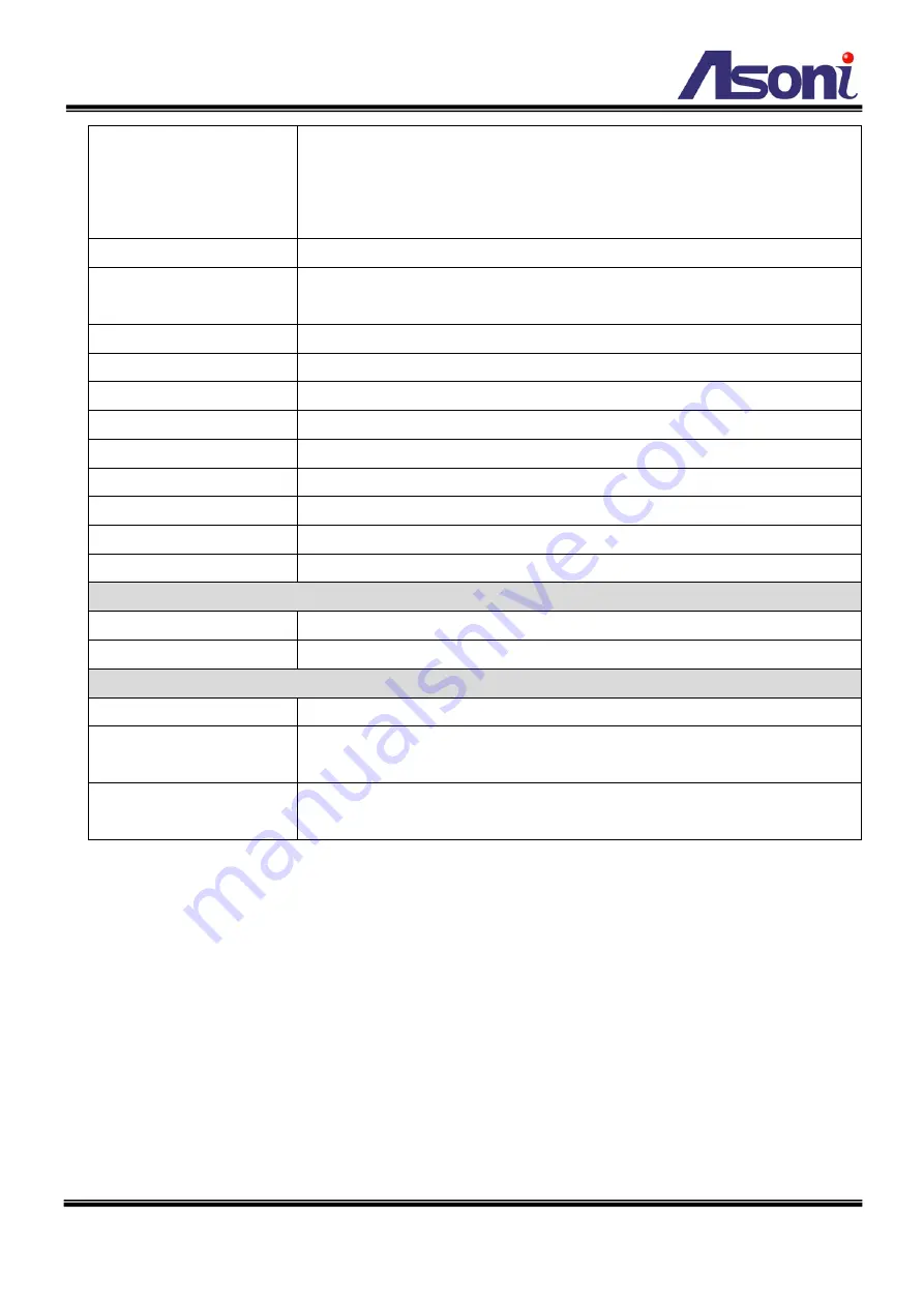 Asoni CAM741H-PoE-P User Manual Download Page 6