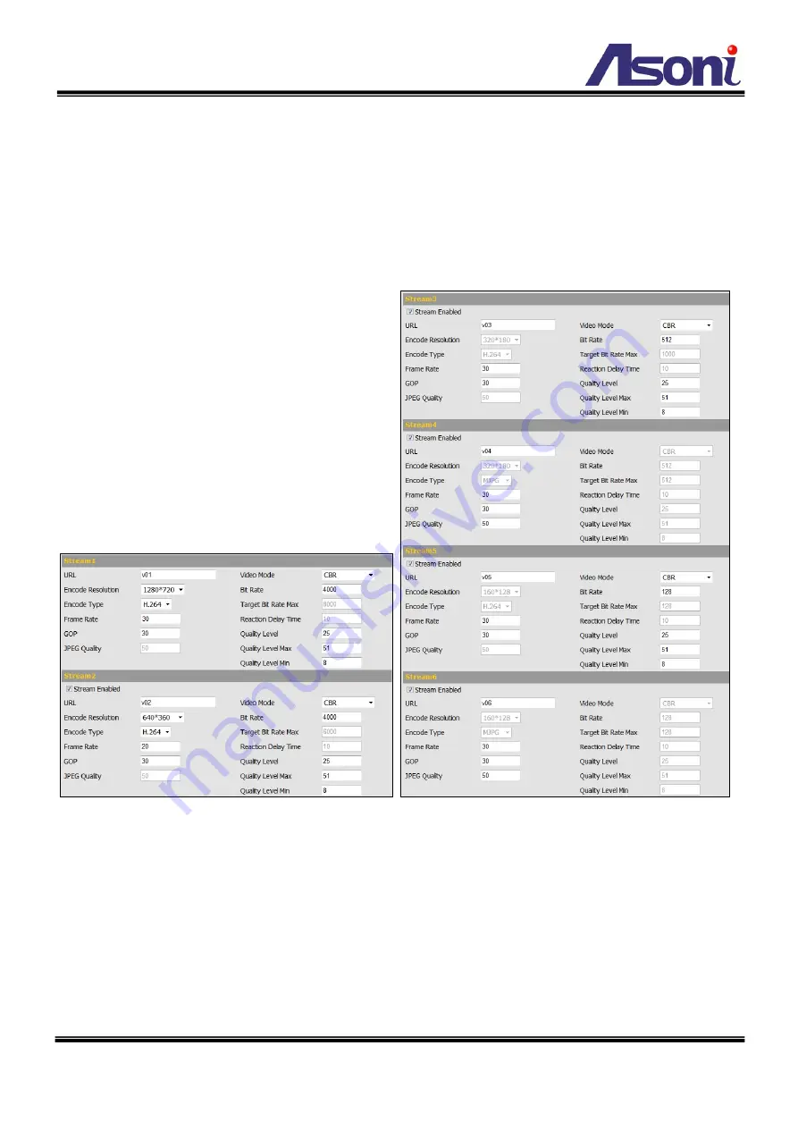 Asoni CAM741H-PoE-P User Manual Download Page 23