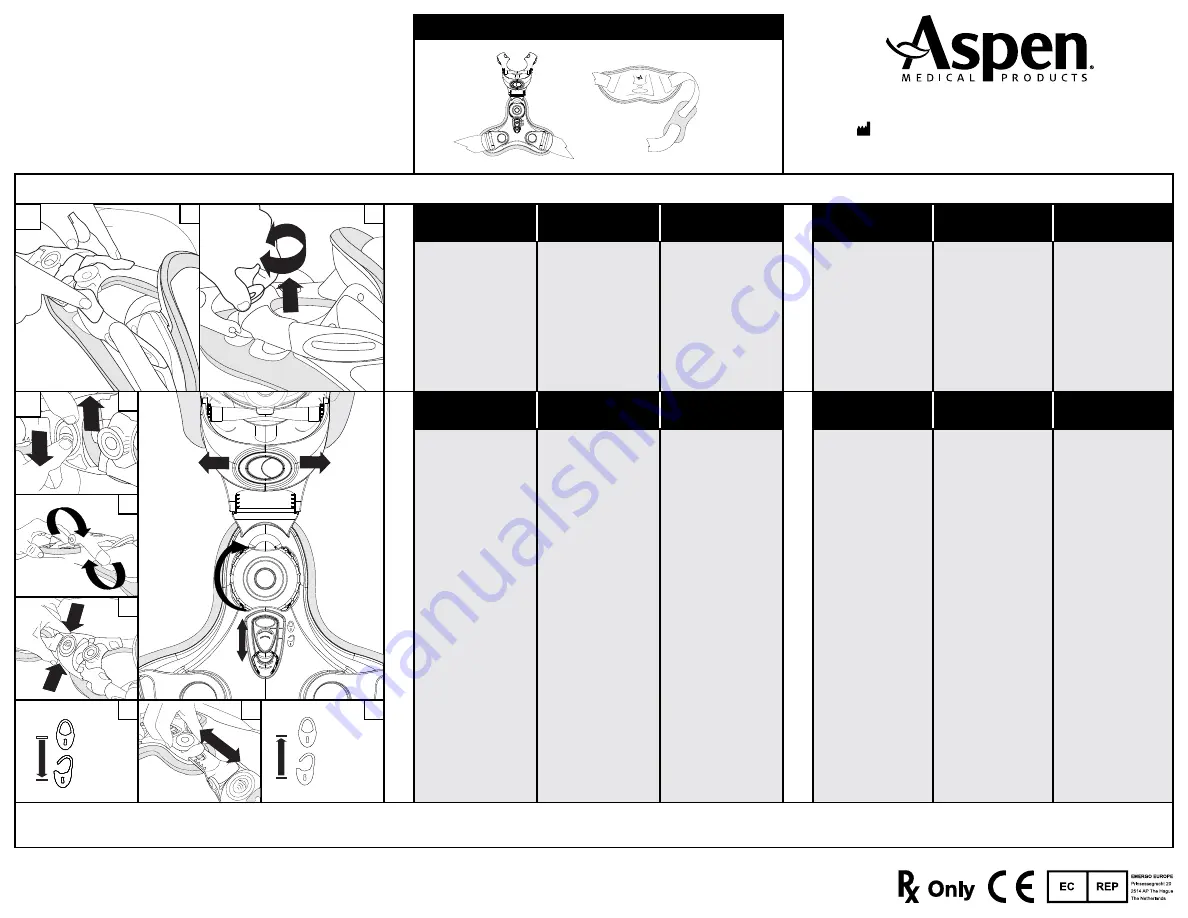 Aspen Medical Products Vista CTO Quick Start Manual Download Page 1