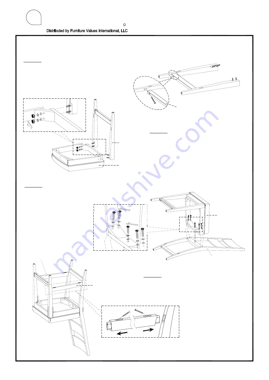 aspenhome Counter Height Side Chair I256-6643S Assembly Instructions Download Page 2