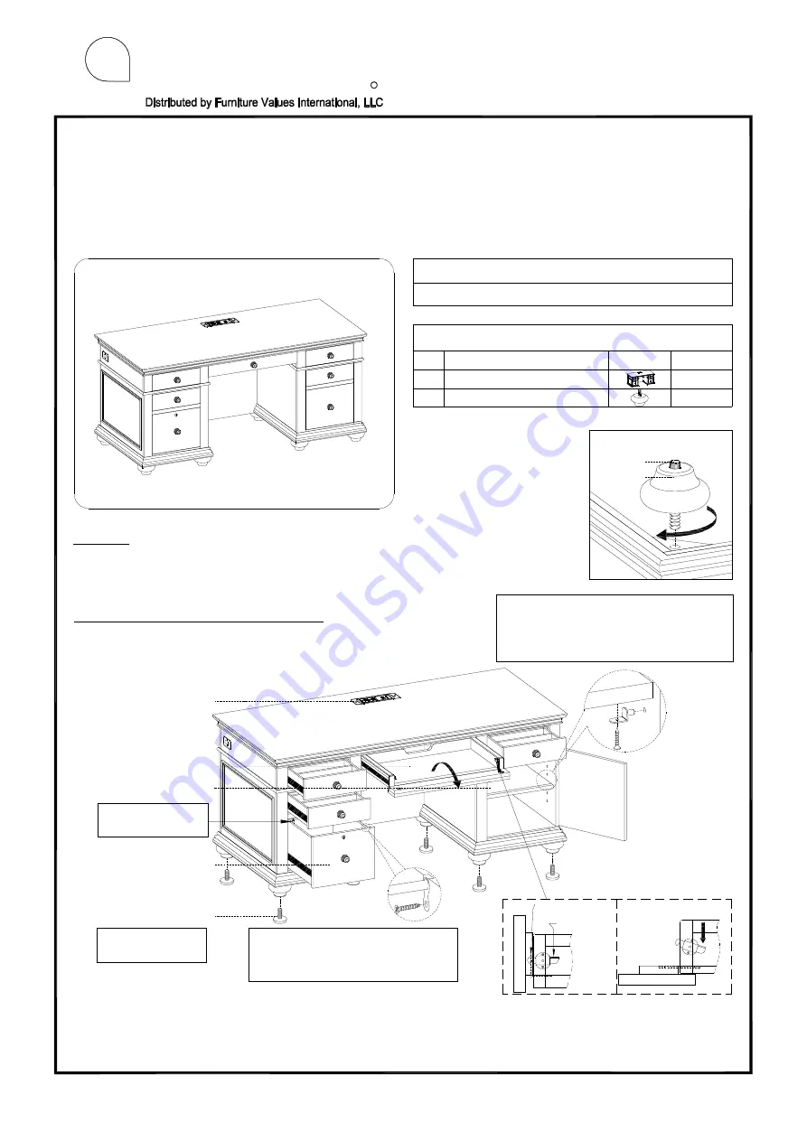 aspenhome I07-316-PEP/WBR Скачать руководство пользователя страница 1