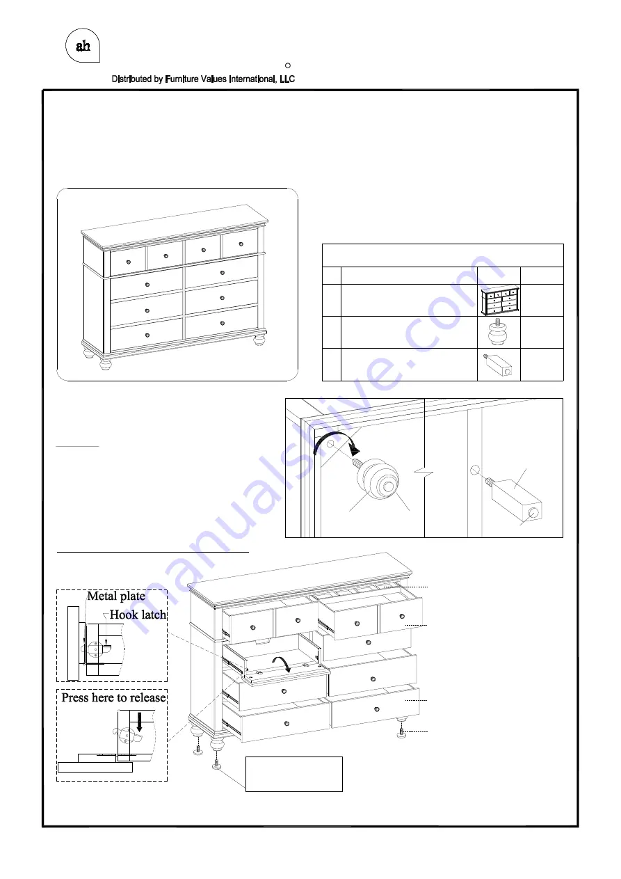 aspenhome I07-487-WBR Скачать руководство пользователя страница 1