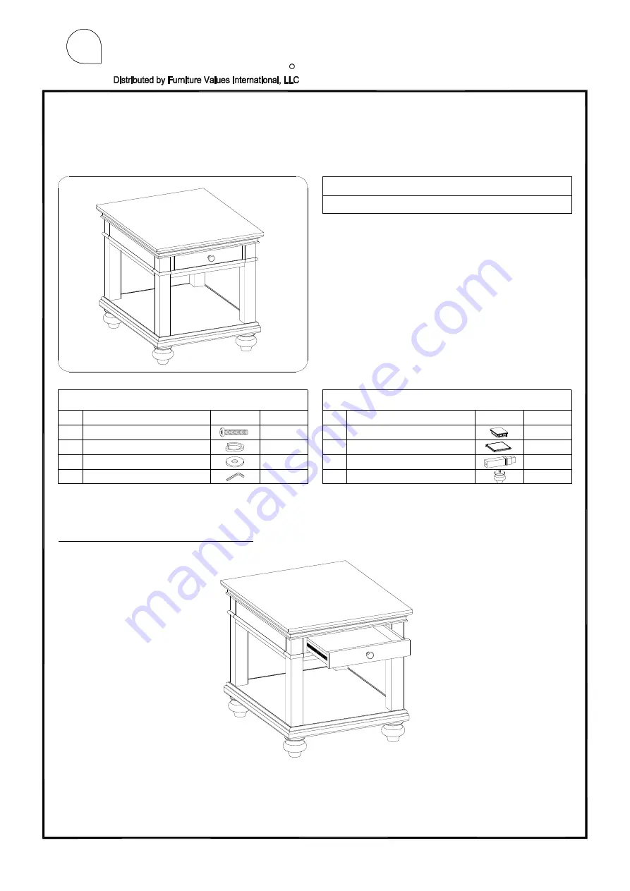 aspenhome I07-9140-WBR Скачать руководство пользователя страница 1