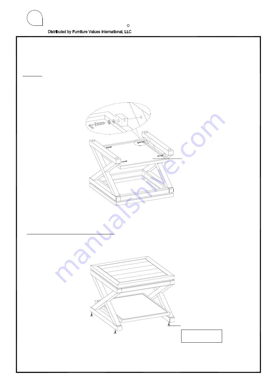 aspenhome I205-9102 Assembly Instructions Download Page 2