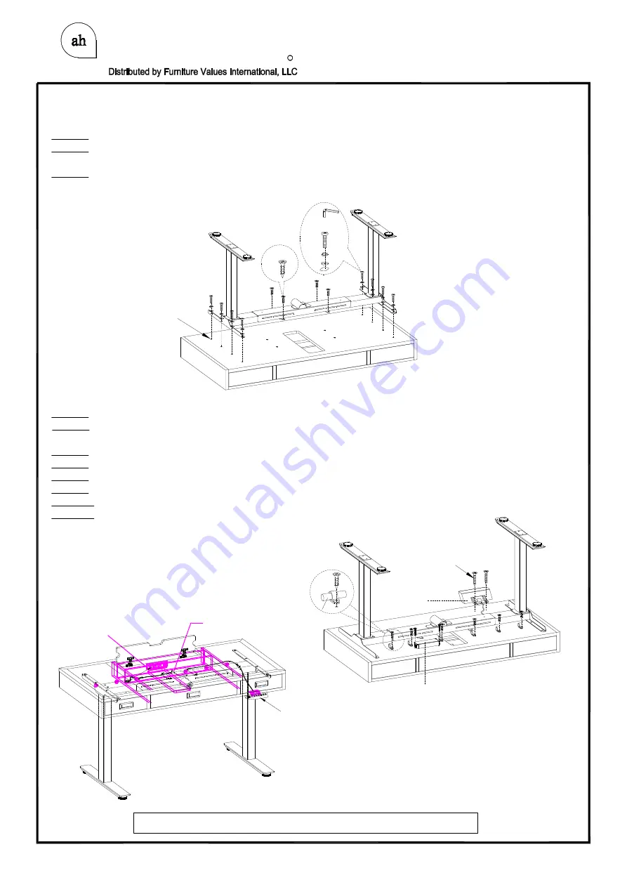 aspenhome I215-360T Assembly Instructions Download Page 2