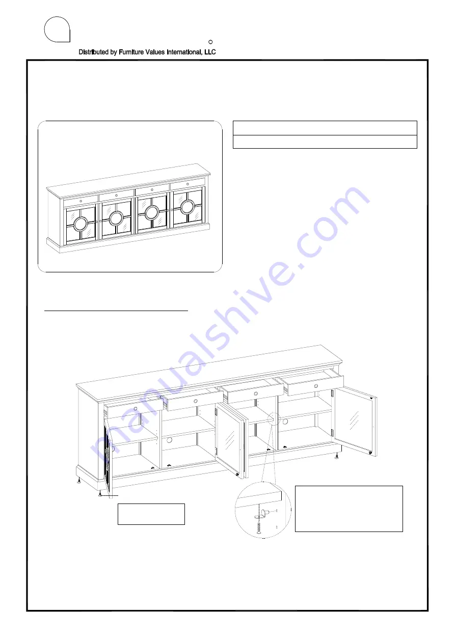 aspenhome I233-297 Скачать руководство пользователя страница 1